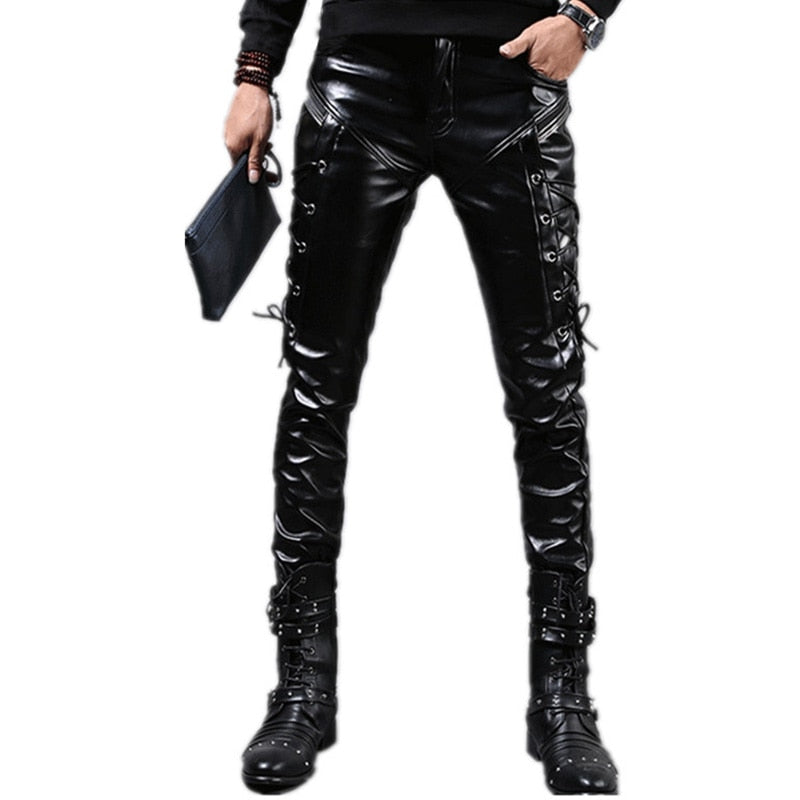 Pantalon Cuir Homme Rock