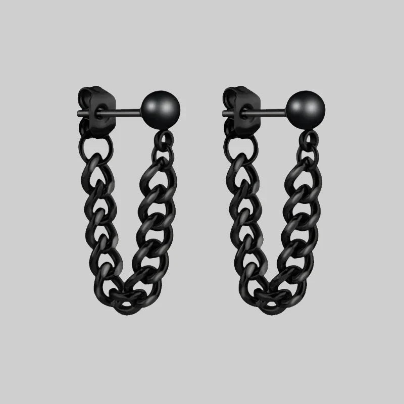 Boucles D'Oreilles Chaînes Rock