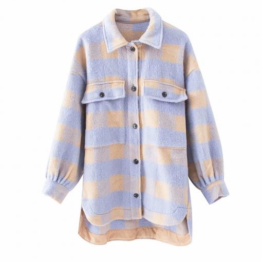 Manteau Tartan Grunge