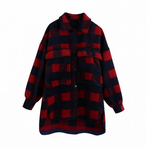 Manteau Tartan Grunge