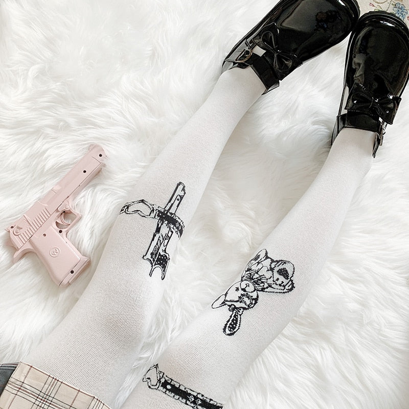 Chaussettes Gothiques Femme
