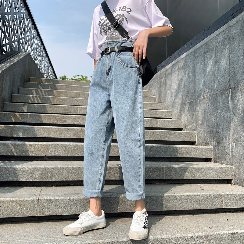 Jean Taille Haute Grunge
