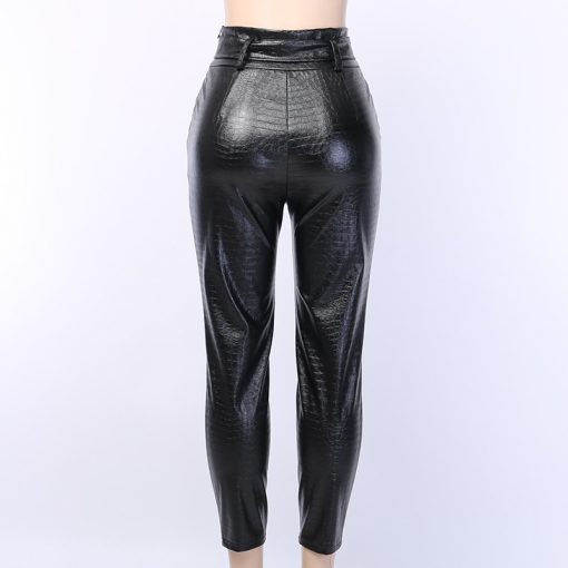 Pantalon Cuir Femme Rock