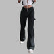 Pantalon Noir Rock Femme