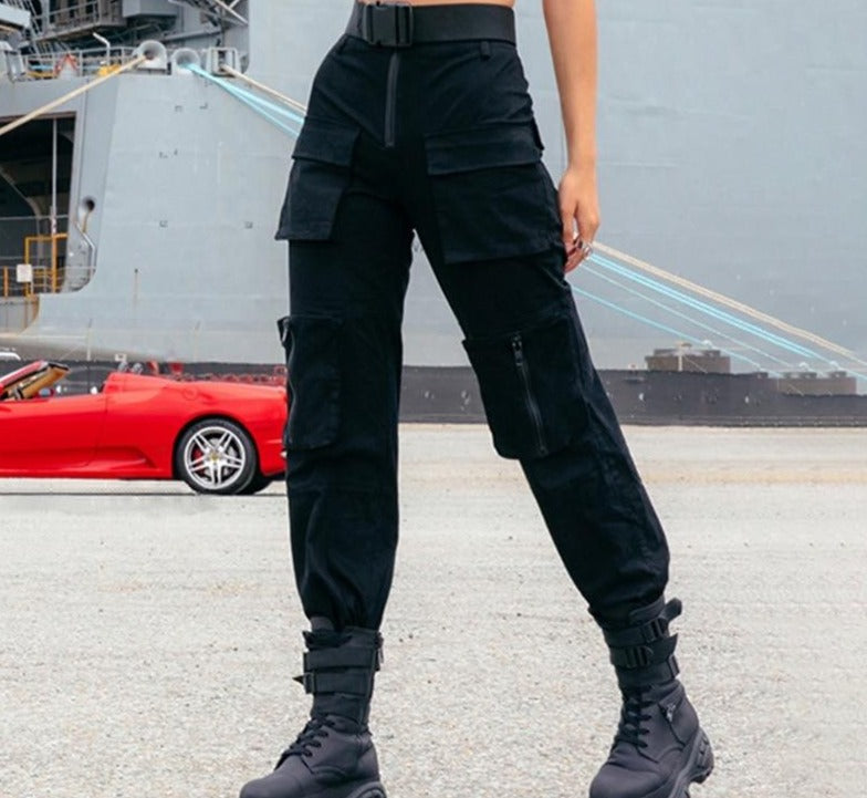Pantalon Cargo Punk Noir