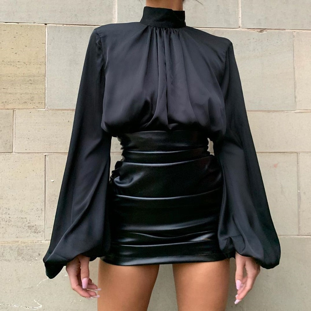 Jupe En Cuir Grunge