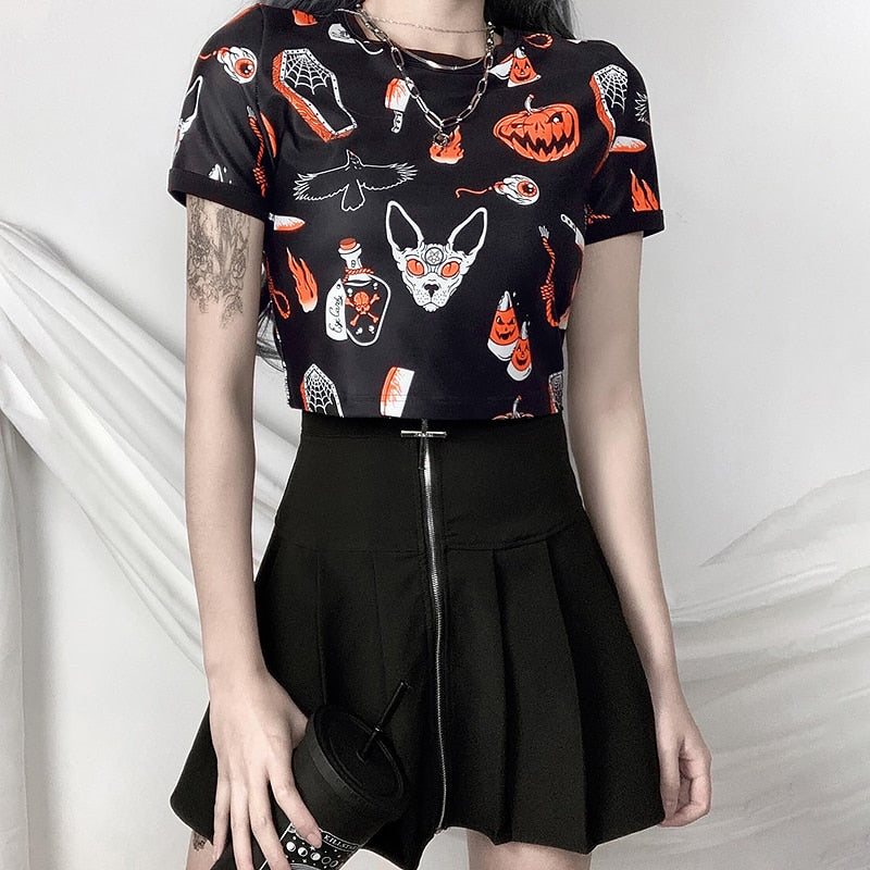 T-Shirt Gothique Femme