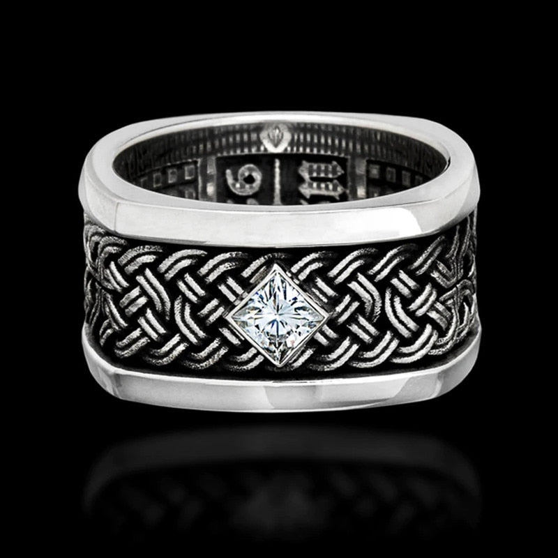 Bague Argenté Rock