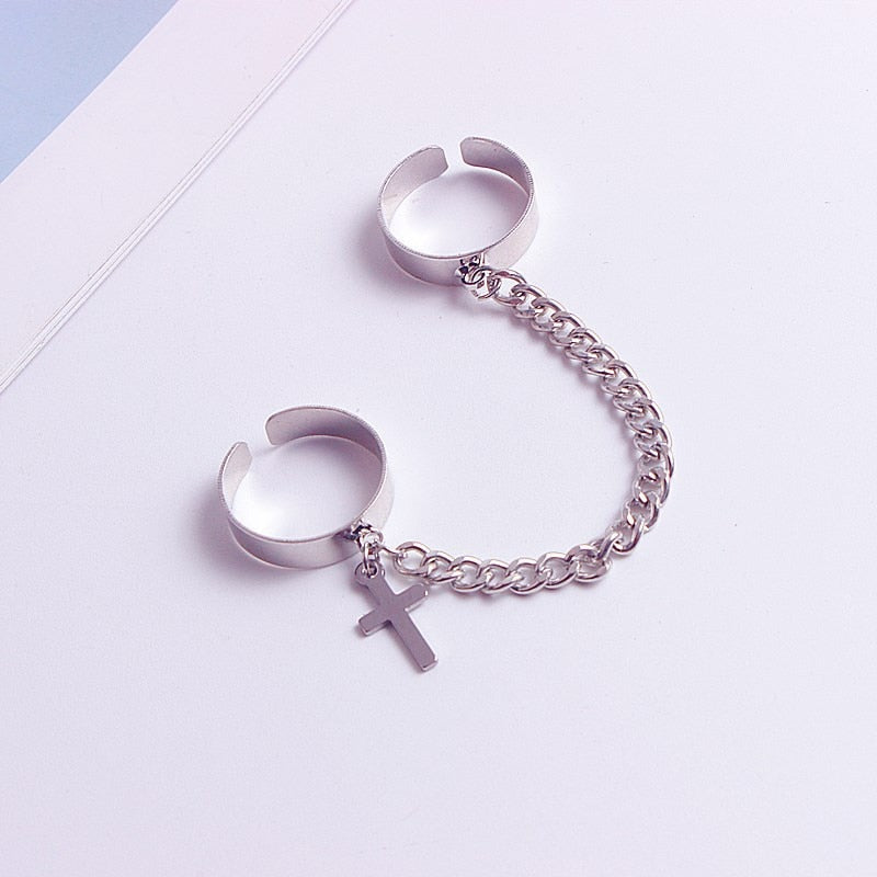 Bague Argent Punk