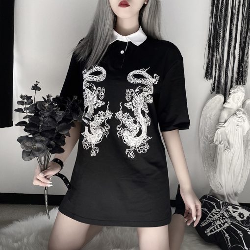 T-Shirt Gothique Dragon