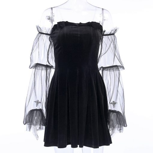 Kurzes Gothic Kleid