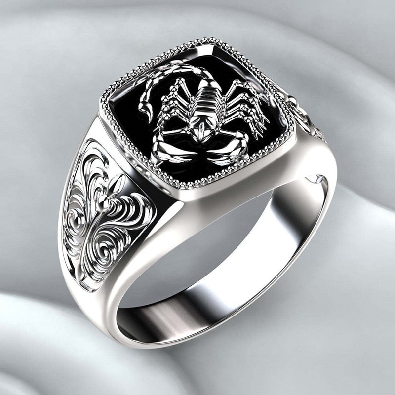 Bague Argenté Rock
