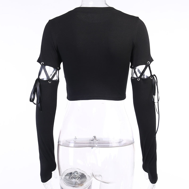 T-Shirt Lune Gothique Femme