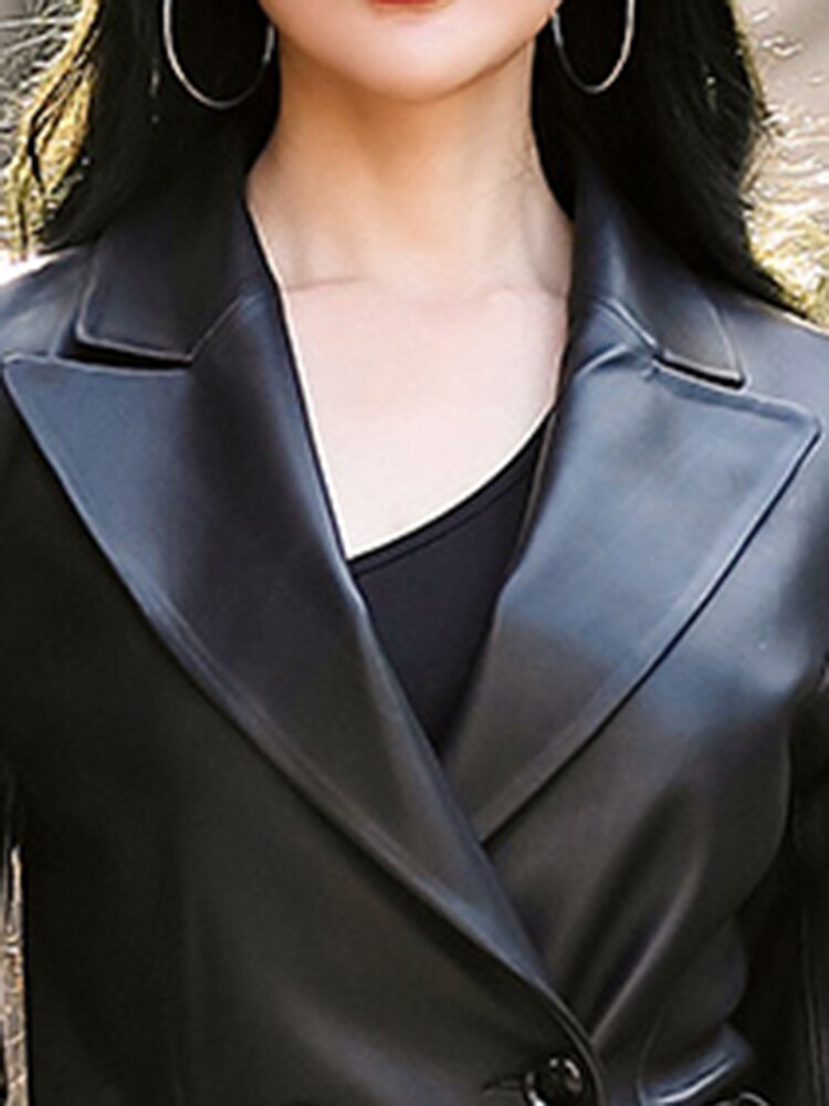 Manteau Cuir Punk
