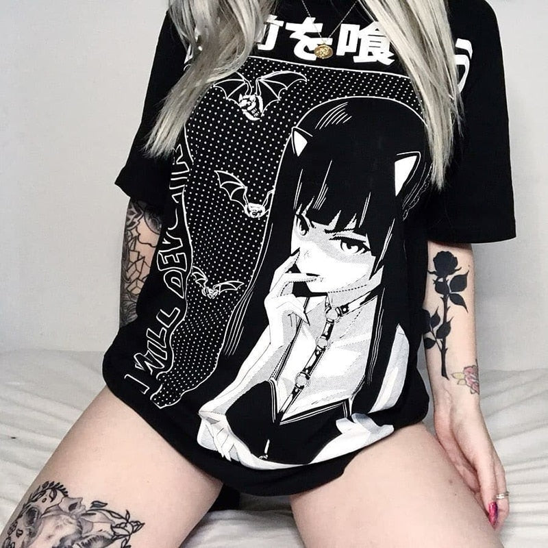 T-Shirt Grunge Harajuku