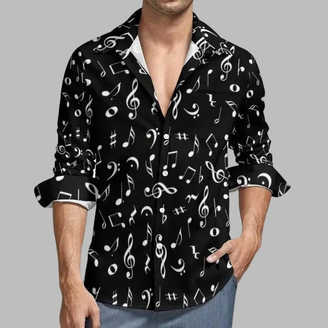 Chemise Gothique Noire Homme