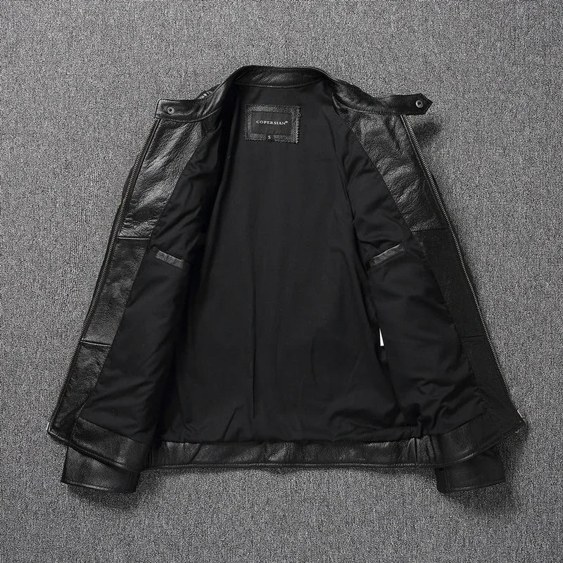 Veste Cuir Homme Metal