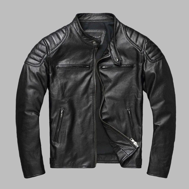 Veste Cuir Homme Metal