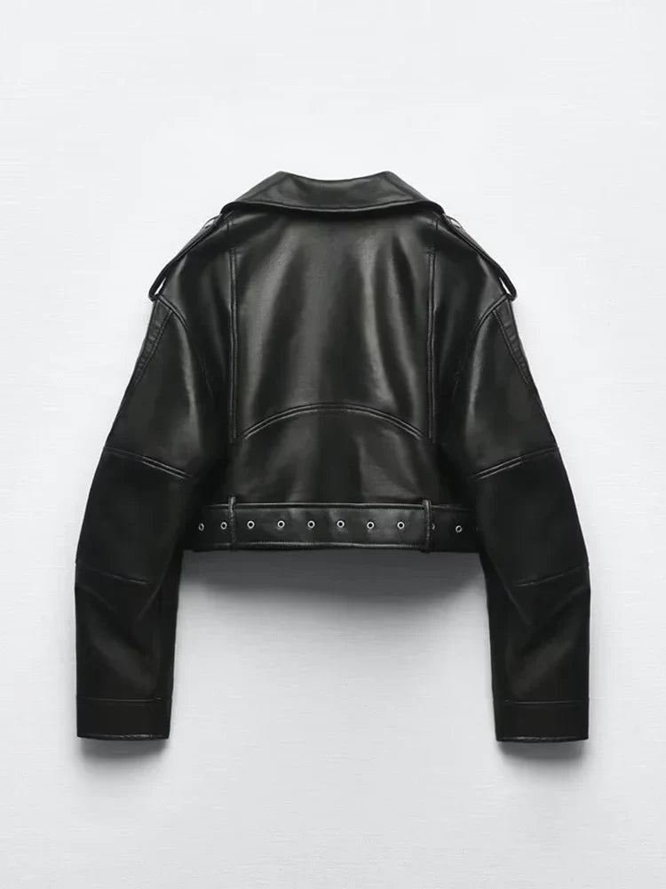 Veste En Cuir Gothique Femme