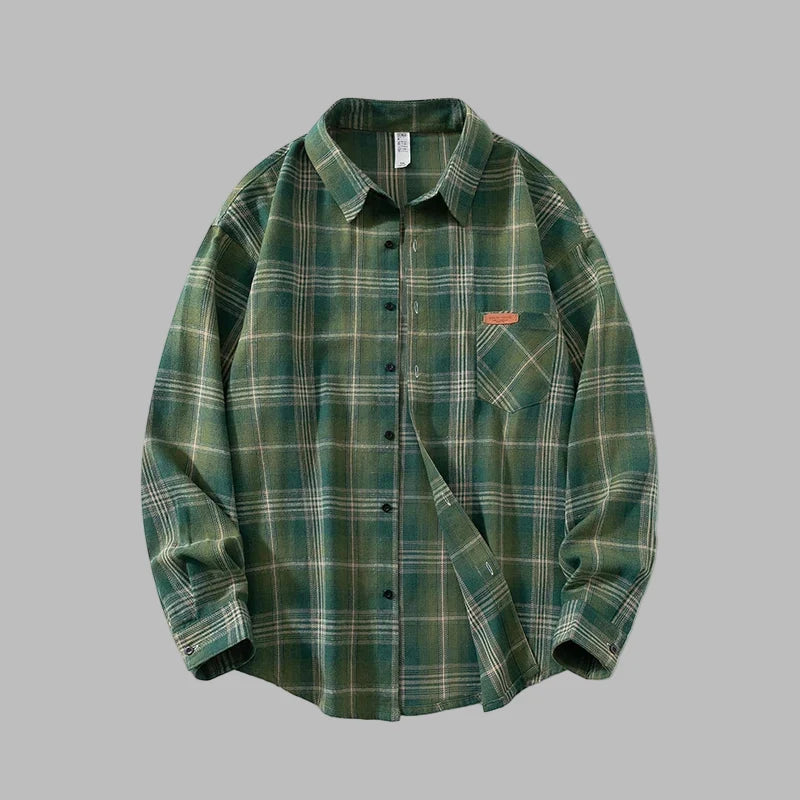 Chemise Grunge Vert