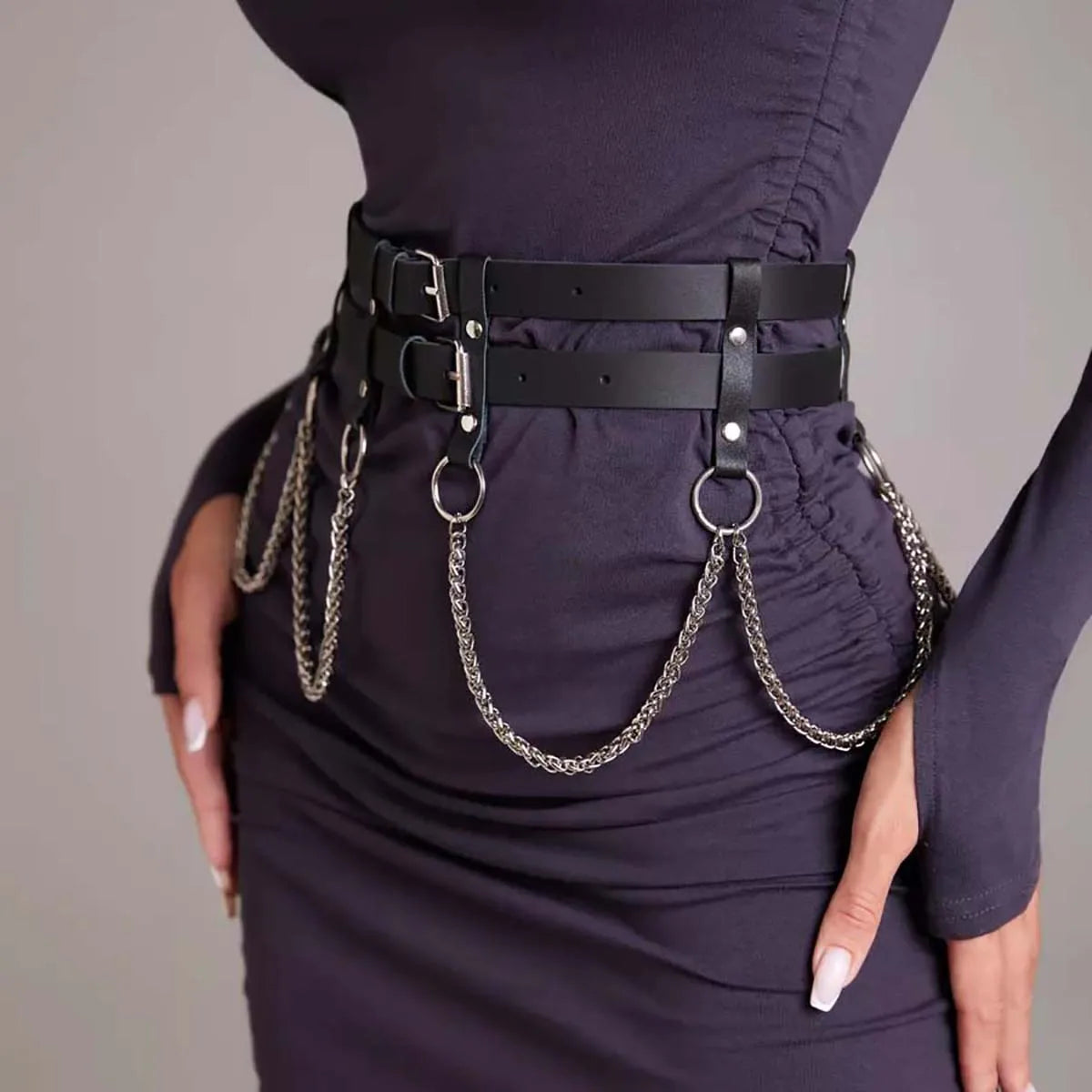 Ceinture Gothique Noire