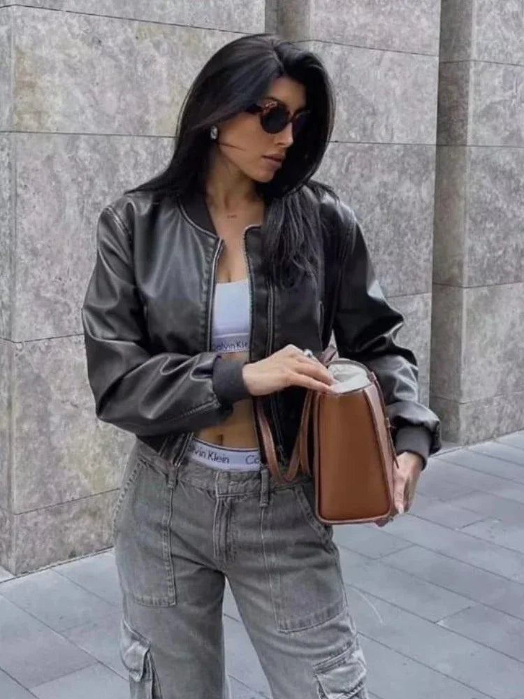 Veste En Cuir Rock