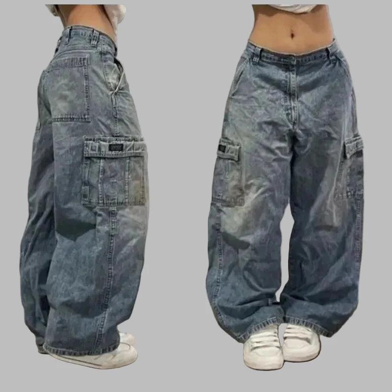 Pantalon Gris Punk