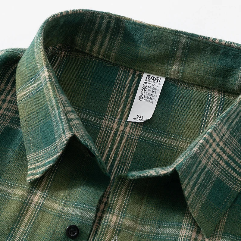 Chemise Grunge Vert
