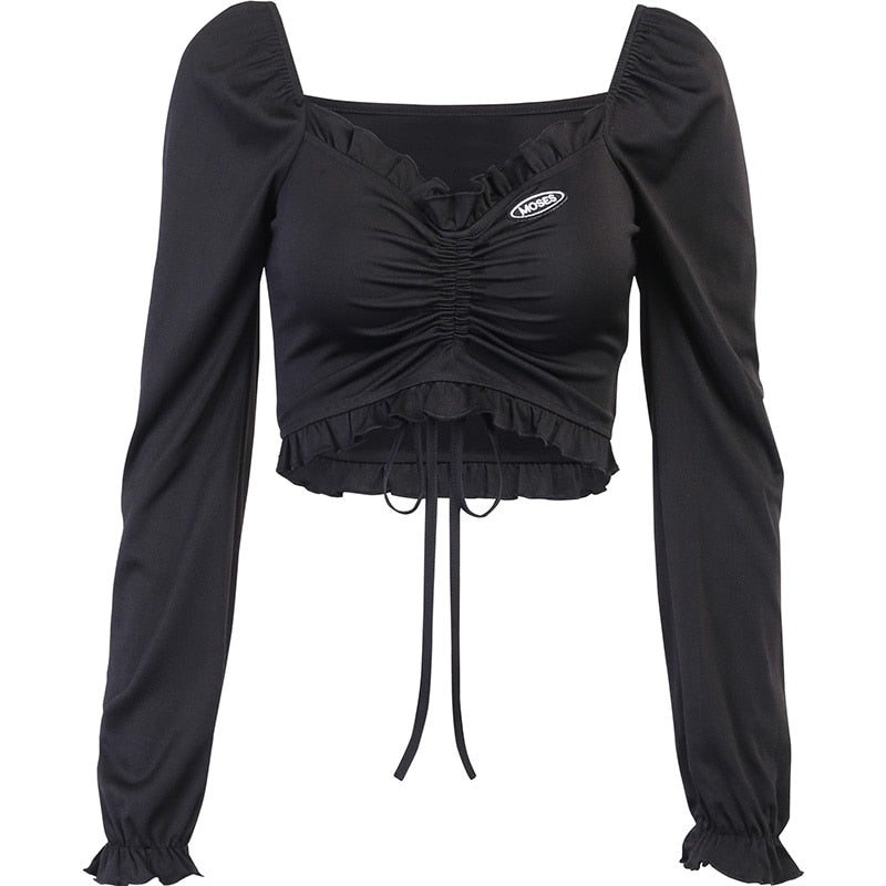 T-Shirt Noir Rock Femme