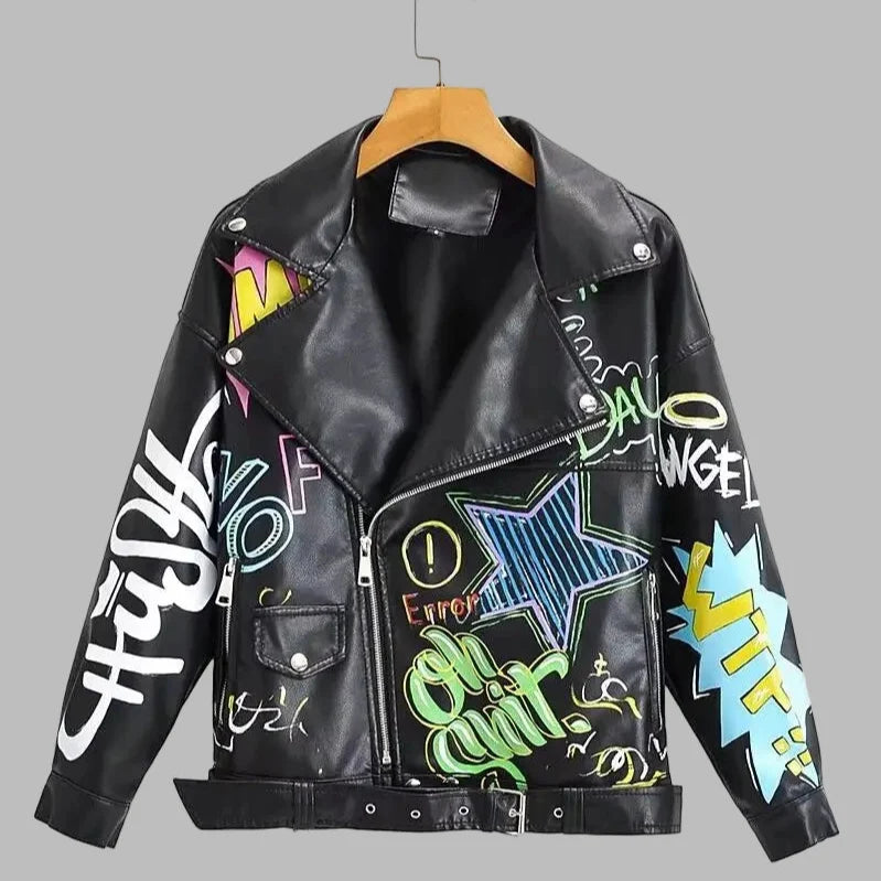 Veste En Cuir Punk