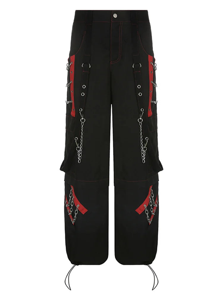 Rode Metal Broek