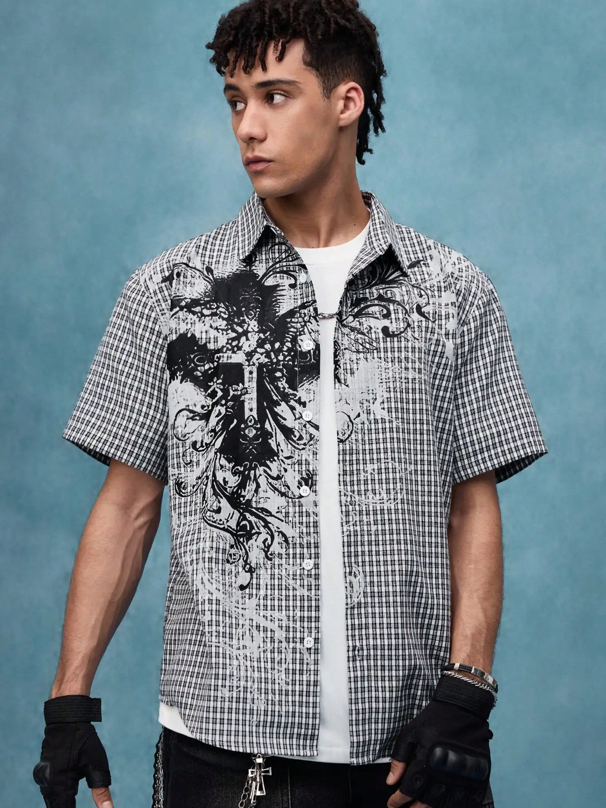 Chemise A Carreaux De Gothique