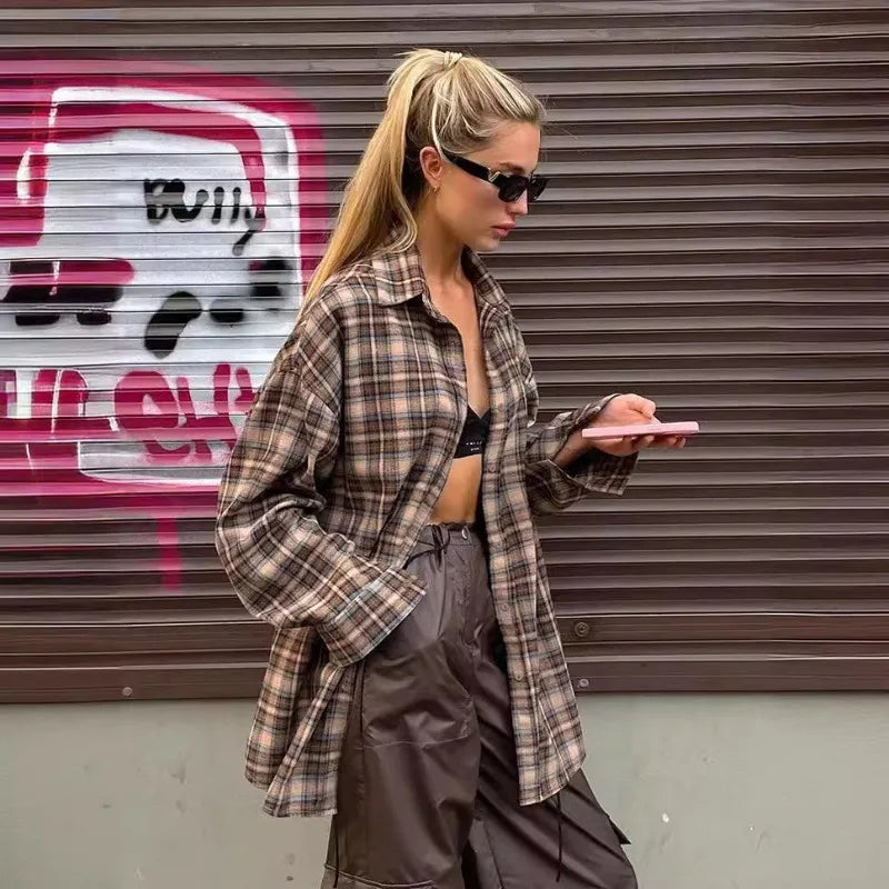 Chemise Tartan Grunge