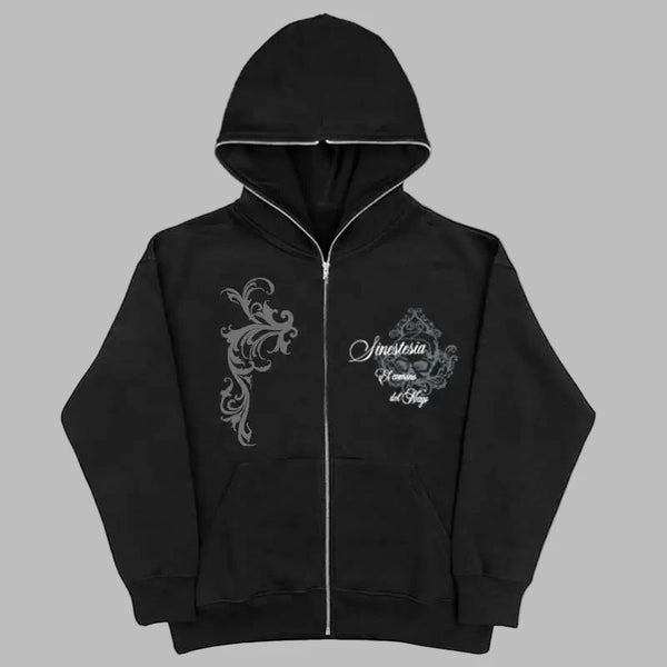 Veste Gothique Capuche Noir