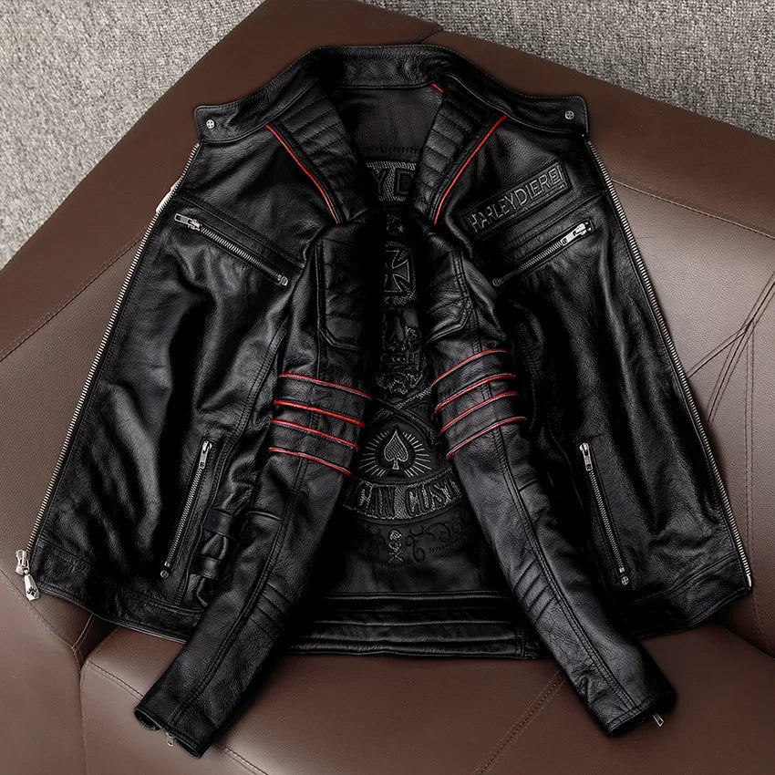 Veste Cuir Gothique Homme