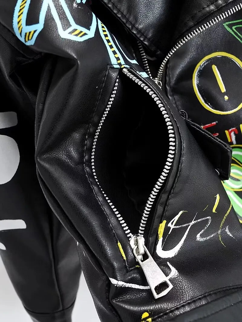 Veste En Cuir Punk