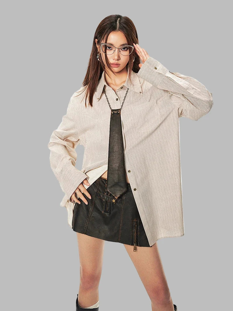 Jupe Courte Rock Cuir