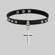 Collier Croix Punk