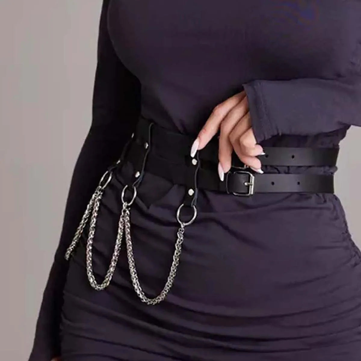 Ceinture Gothique Noire