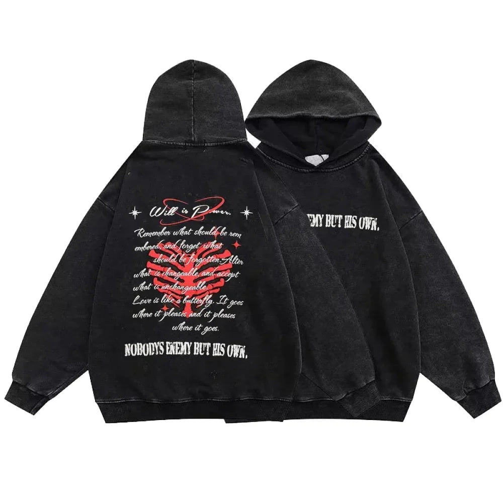 Sweat À Capuche Homme Rock