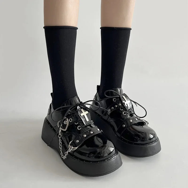 Bottines Femme Style Metal