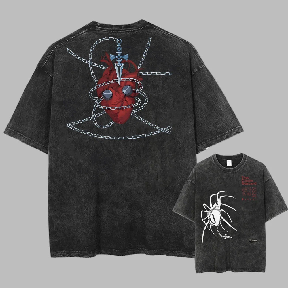 T-Shirt Gothique Noir Homme