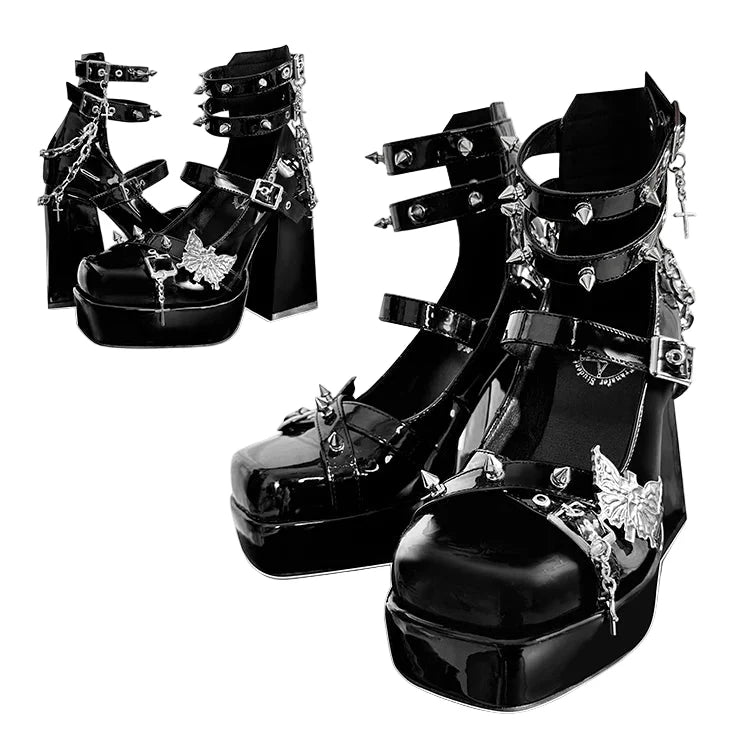 Chaussure Plateforme Gothique
