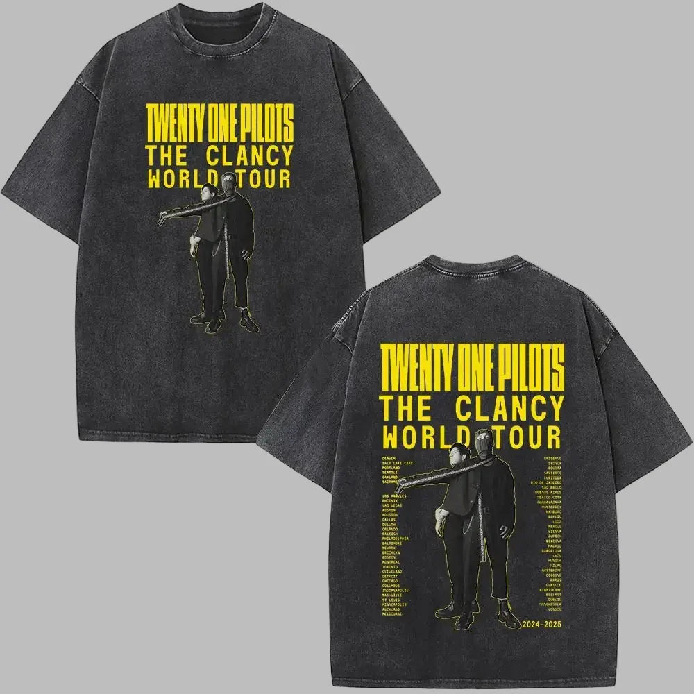 T-Shirt Jaune Rock