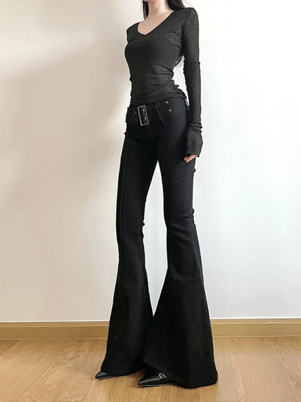 High Waisted Gothic Pants
