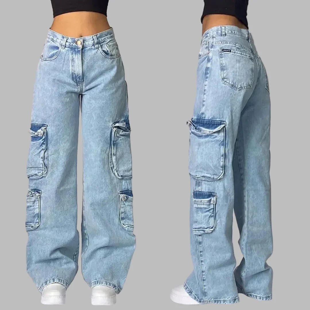 Pantalon Femme Taille Haute Rock'N'Roll