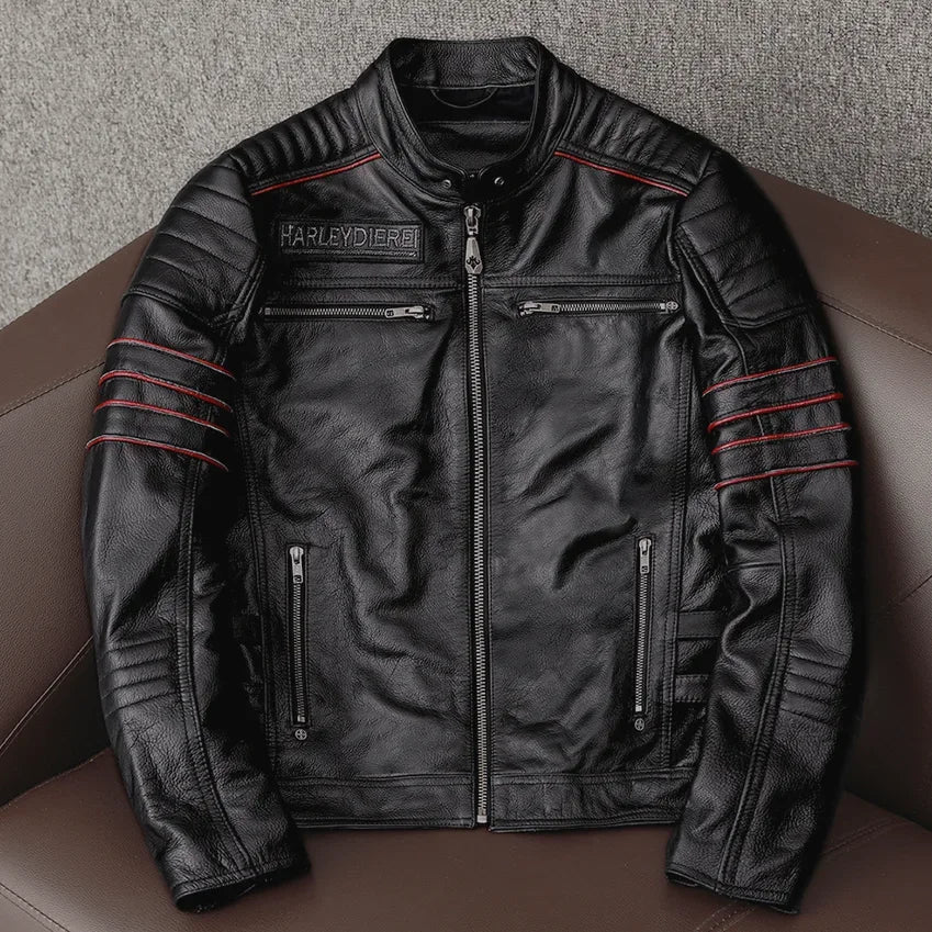 Veste Cuir Gothique Homme