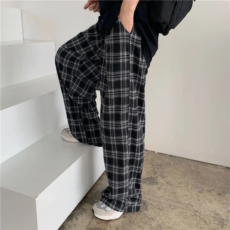 Pantalon À Carreaux Rock