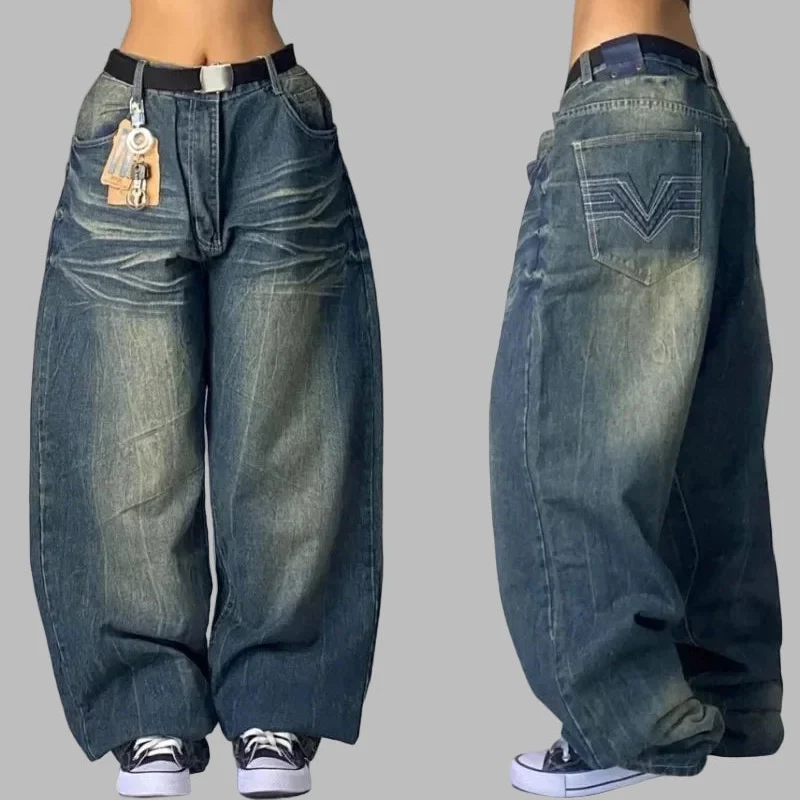 Jean Baggy Y2k Femme