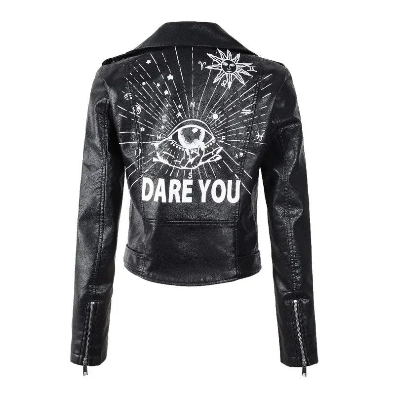Veste Cuir Femme Rock